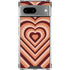 Autumn Heart Pattern Google Pixel 8a Clear Case